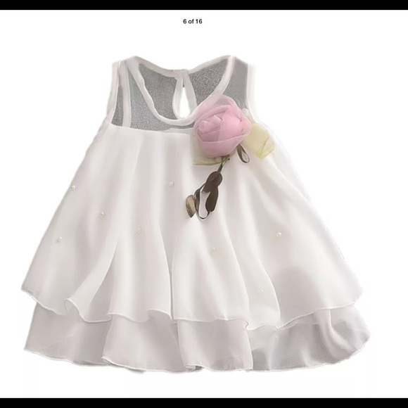 NWT beautiful red  little girls dress 👗 - Picture 6 of 7